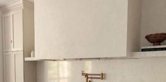 Cream Kitchen Cabinets with Gold Hardware: A Luxurious Combination